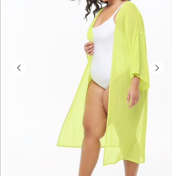 plus size kimono swim cover up
